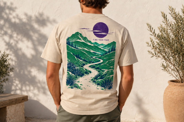 Adobe FireflyでTシャツの図案を作るのAI生成による使用イメージ